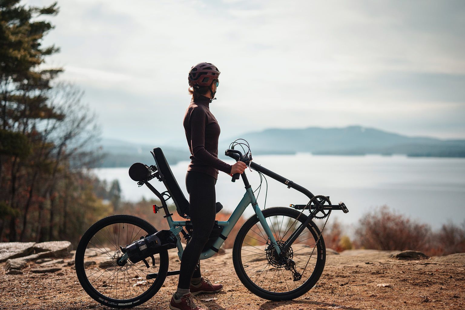 Adventure Touring Recumbent Bike for Touring and Gravel Riding | Cruzbike A4x