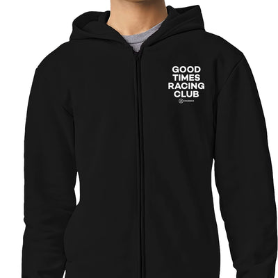 Good Times Racing Club Black Full Zip Hoodie