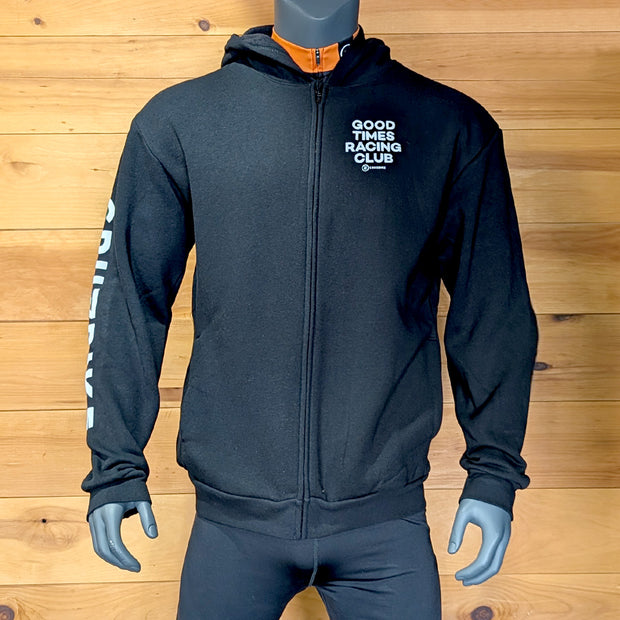 Good Times Racing Club Black Full Zip Hoodie