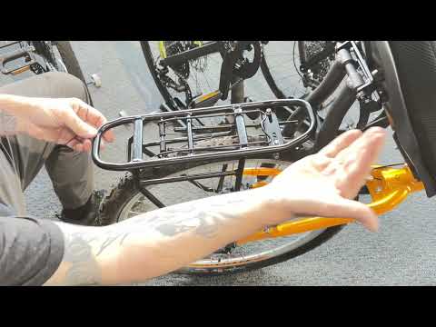 Rack. Time Rear Rack Racktime Basic 2.0 Tour Rear Rack | Recumbent Road Bikes - Cruzbike