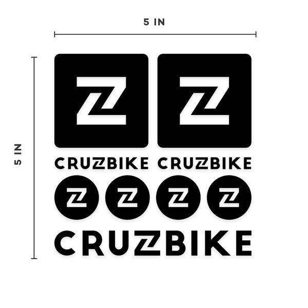 bike logo stickers vector