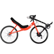 Recumbent Road Bike - Cruzbike S40 2023 - Red and White