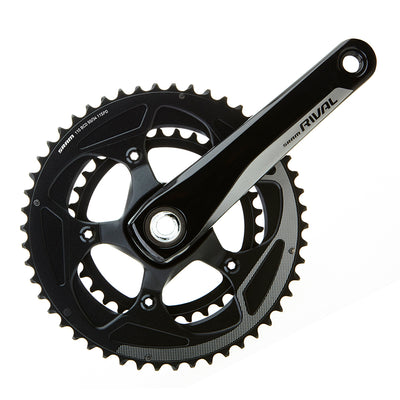 SRAM Rival crankset, with 50/34T rings and 170mm arms, 24mm spindle